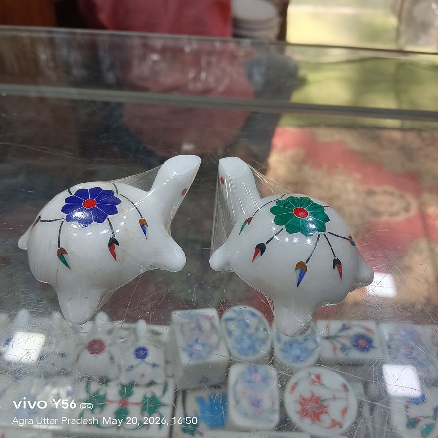 Marble Turtle Figurine Agra
