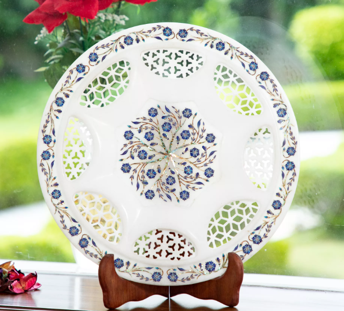 Stone Inlay Display Plate