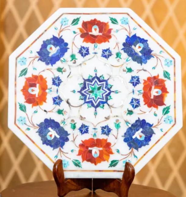 Carved Marble Tray