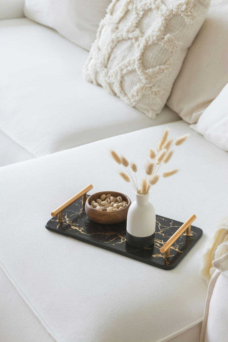 Inlay Marble Serving Tray