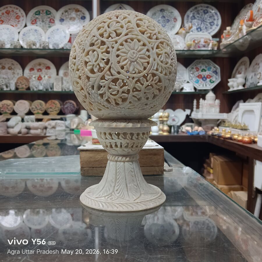 Marble Ball Lamp Agra